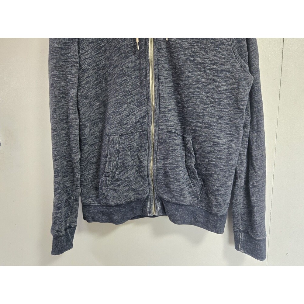 Vintage Hollister Hoodie Mens L Y2K Blue Sherpa-Lined Full Zip Preppy Outdoor - Picture 3 of 8